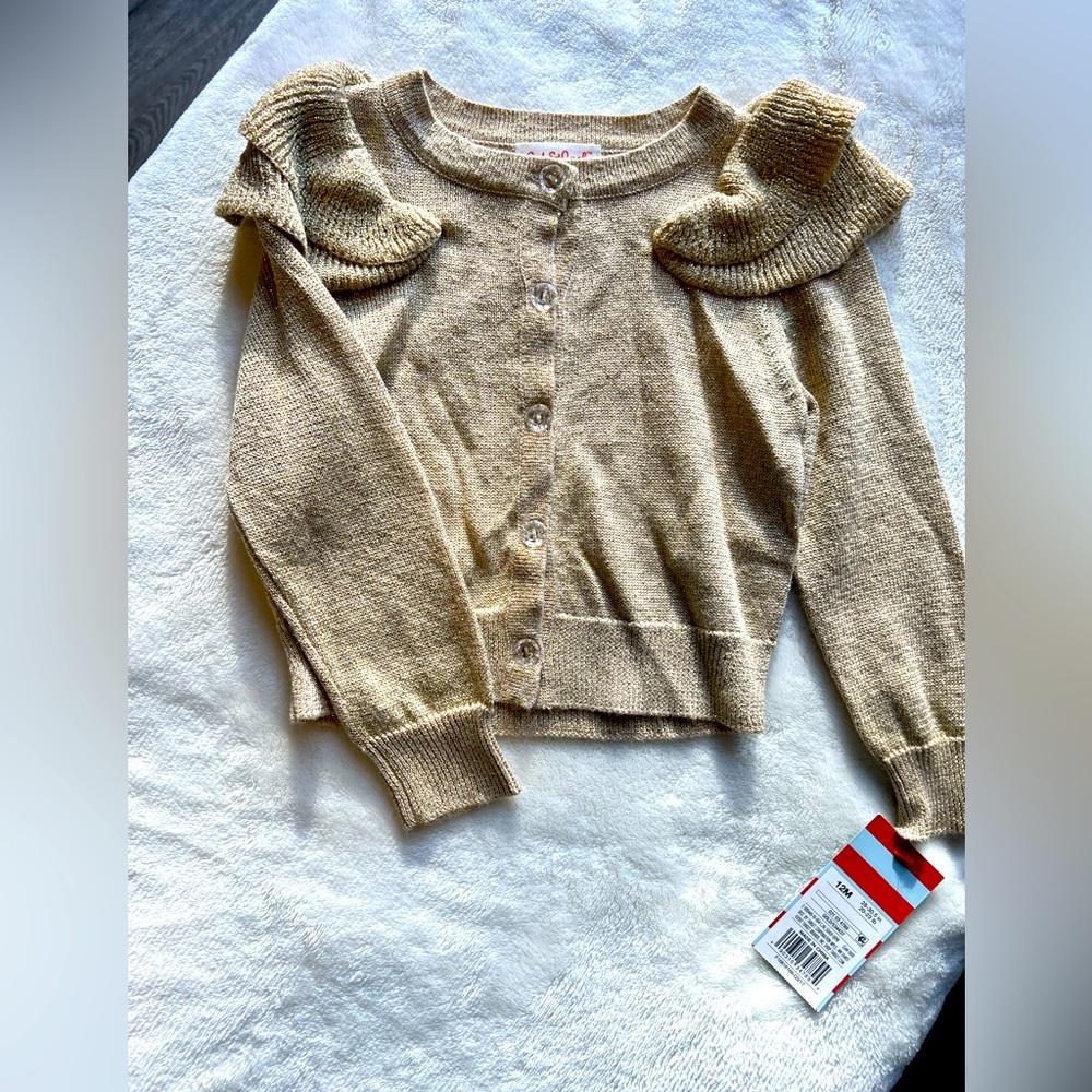 Cat & Jack gold sweater